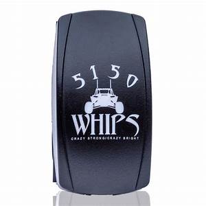 5150 Whips waterproof rocker switch (red,white, or blue avail)