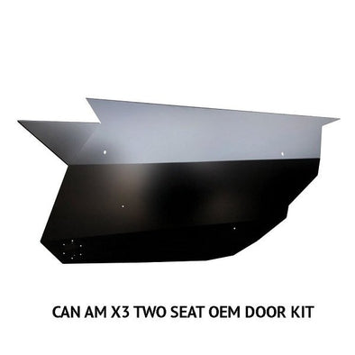 CAN AM X3 - 4 SEAT OEM DOOR KIT - BLACK