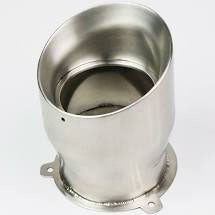 JUST THE TIP STAINLESS STEEL EXHAUST TIP - BRUSHED