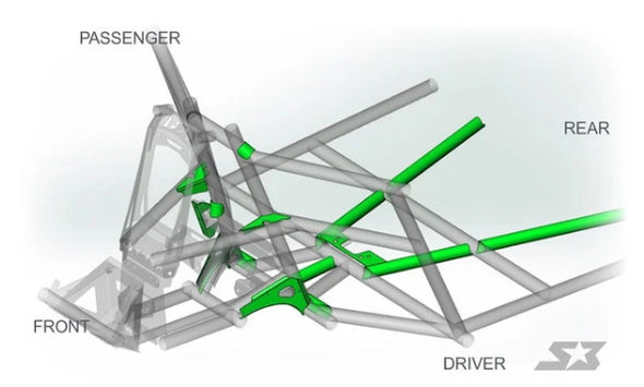 Weld-In Chassis Gusset Kit